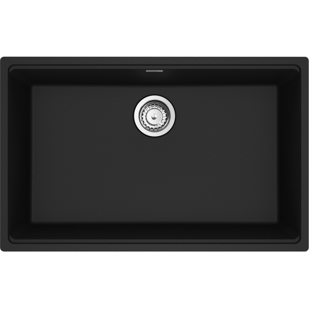 Franke MAG11028-MBK-S Maris 30" x 19" Undermount Fragranite Single Bowl Kitchen Sink - Matte Black