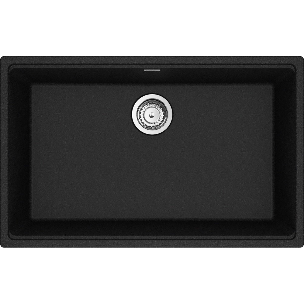 Franke MAG11028-ONY-S Maris 30" x 19" Undermount Fragranite Single Bowl Kitchen Sink - Onyx