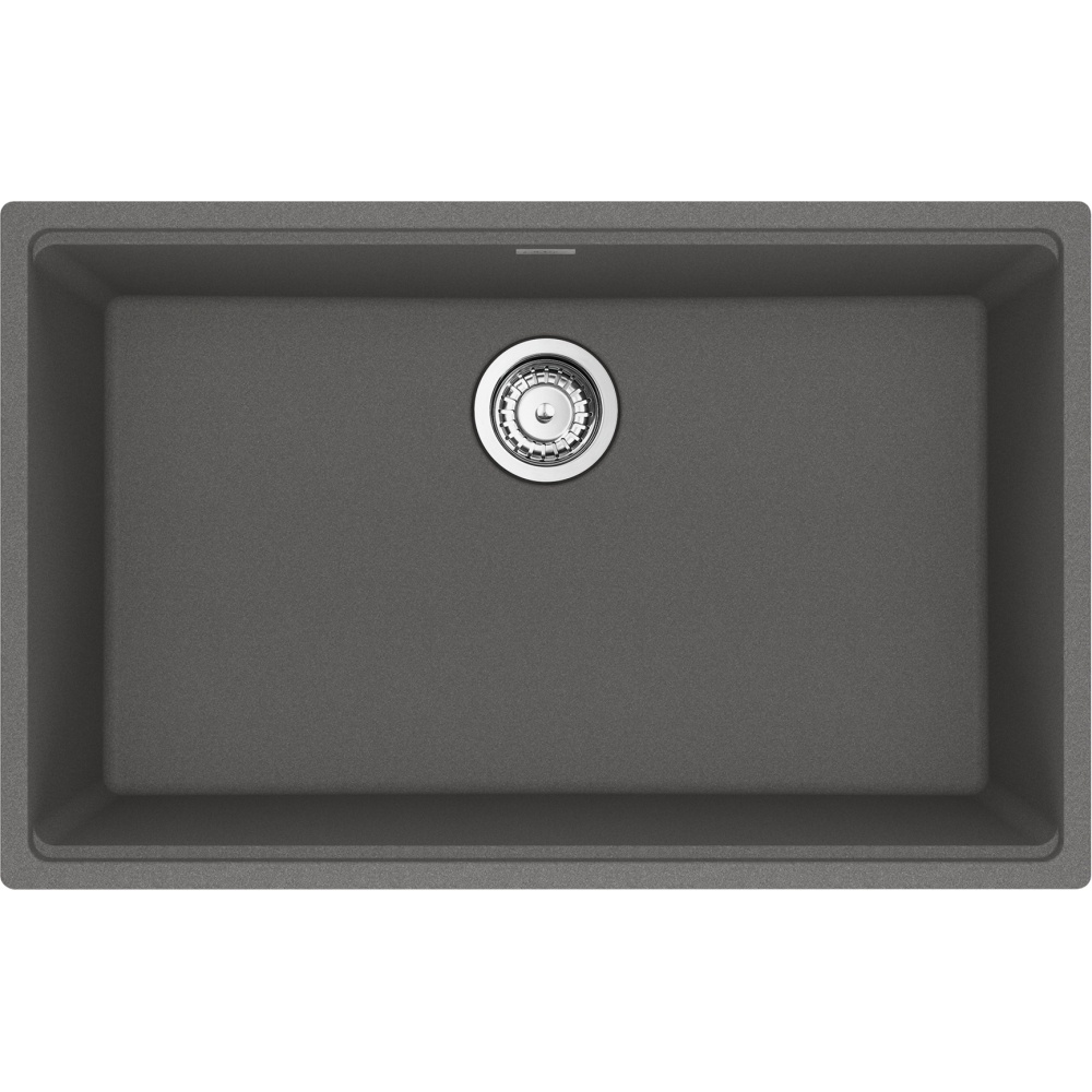 Franke MAG11028-SHG-S Maris 30" x 19" Undermount Fragranite Single Bowl Kitchen Sink - Stone Grey