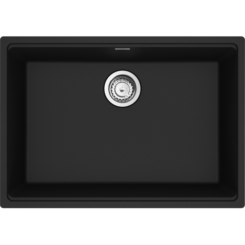 Franke MAG11025-MBK-S Maris 27" x 19" Undermount Fragranite Single Bowl Kitchen Sink - Matte Black