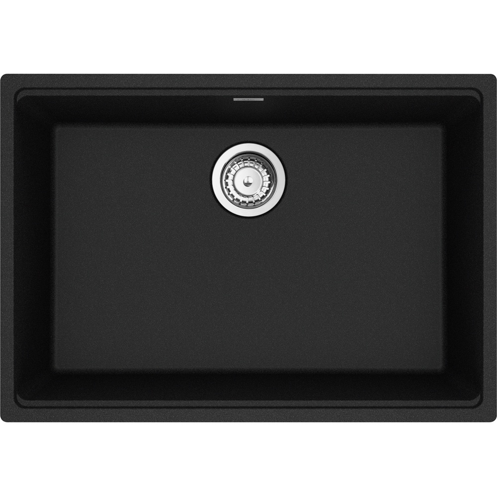 Franke MAG11025-ONY-S Maris 27" x 19" Undermount Fragranite Single Bowl Kitchen Sink - Onyx