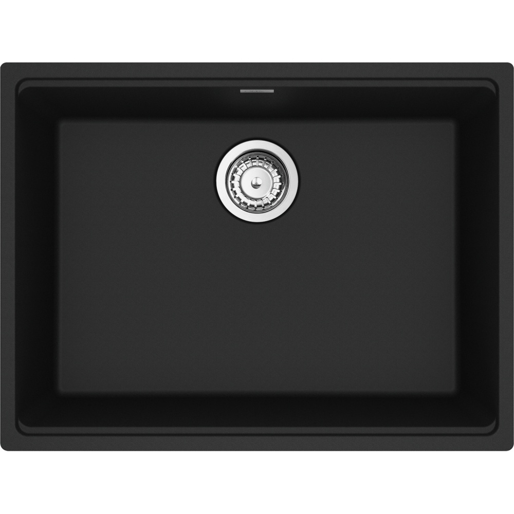 Franke MAG11023-MBK-S Maris 25" x 18.94" Undermount Fragranite Single Bowl Kitchen Sink - Matte Black