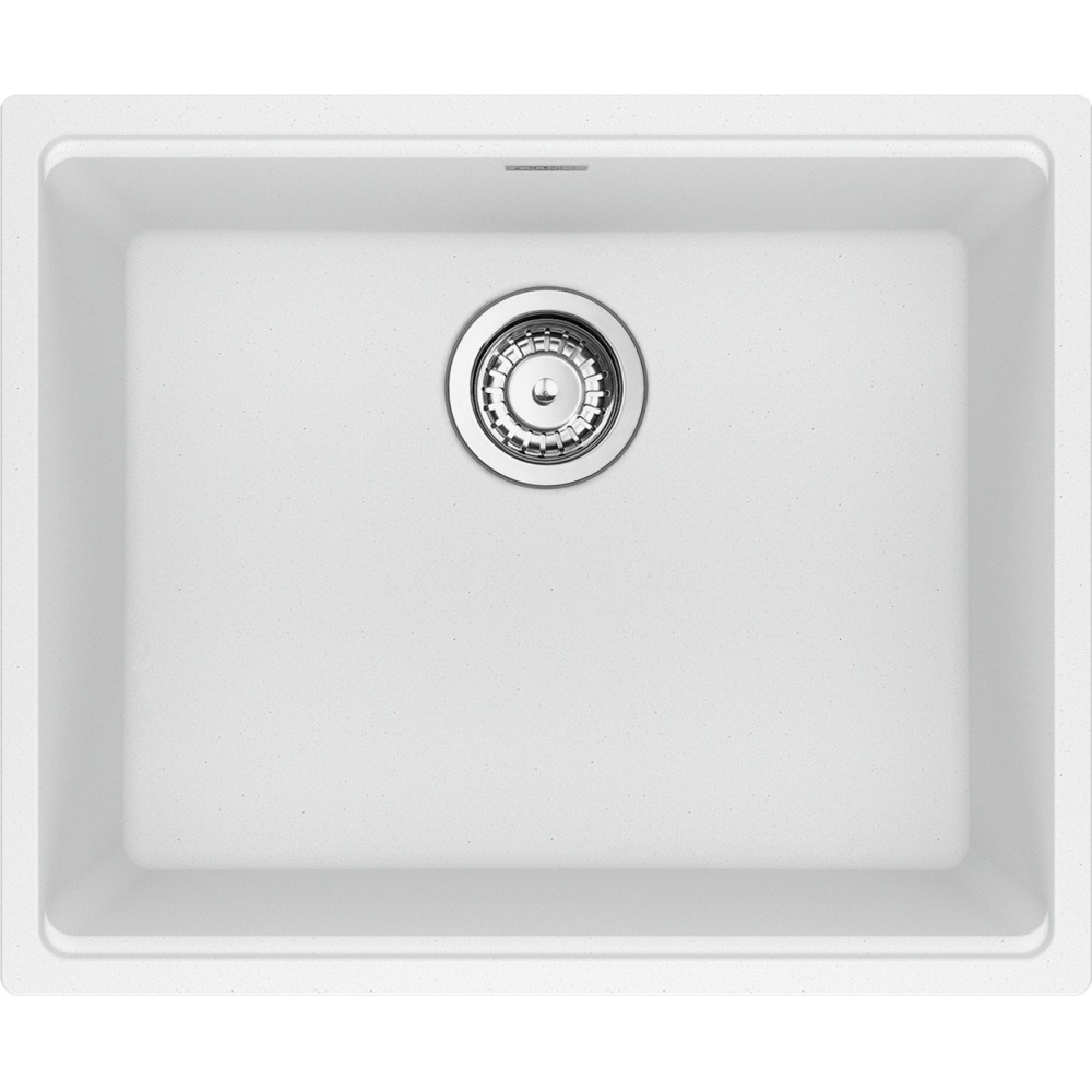 Franke MAG11020-PWT-S Maris 21.63" x 17.81" Undermount Fragranite Single Bowl Kitchen Sink - Polar White