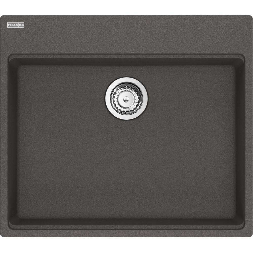 Franke MAG61023ADA-SLG-S Maris 25" x 22" Dual Mount Fragranite Single Bowl Kitchen Sink - Slate Grey