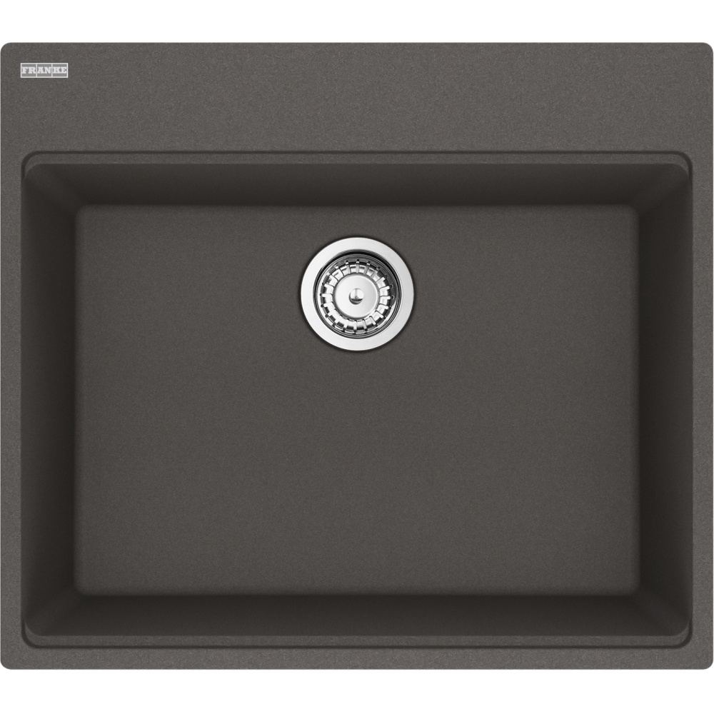 Franke MAG61023-SLG-S Maris 25" x 22" Dual Mount Fragranite Single Bowl Kitchen Sink - Slate Grey