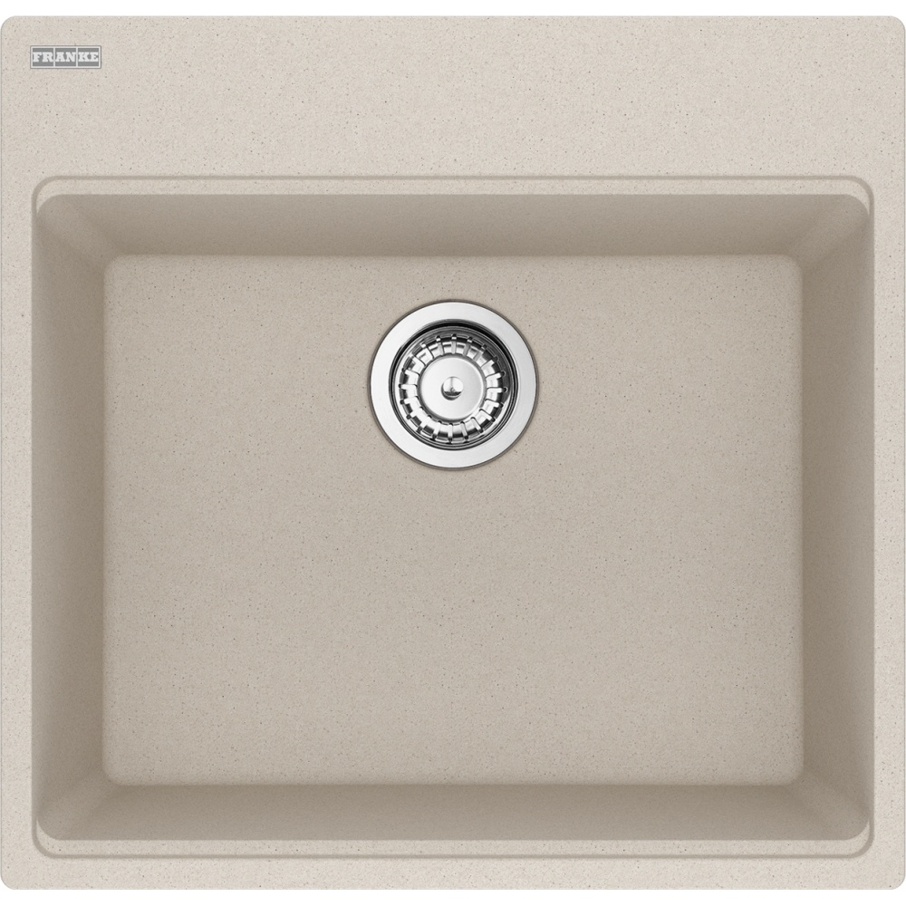 Franke MAG61020-CHA-S Maris 21.63" x 20.88" Dual Mount Fragranite Single Bowl Kitchen Sink - Champagne