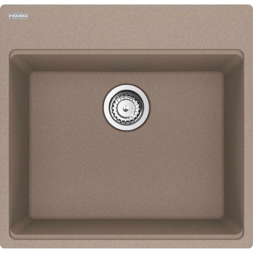 Franke MAG61020-OYS-S Maris 21.63" x 20.88" Dual Mount Fragranite Single Bowl Kitchen Sink - Oyster