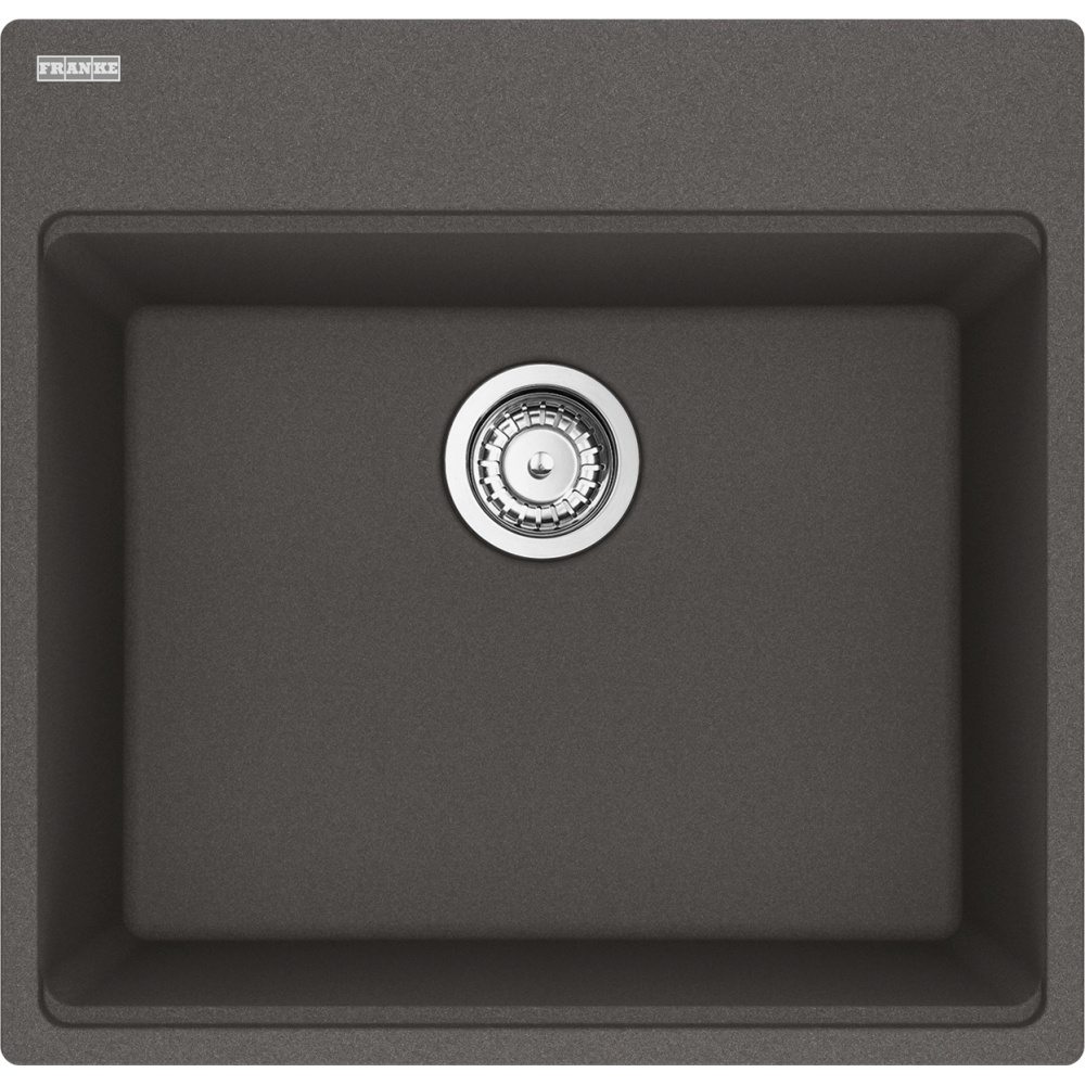 Franke MAG61020-SLG-S Maris 21.63" x 20.88" Dual Mount Fragranite Single Bowl Kitchen Sink - Slate Grey