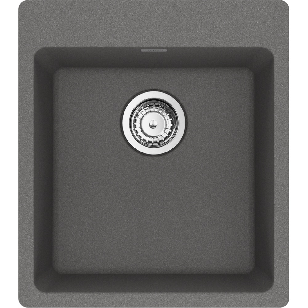 Franke MAG61015-SHG-S Maris 17.31" x 19.69 Dual Mount Fragranite Single Bowl Bar / Prep Sink - Stone Grey