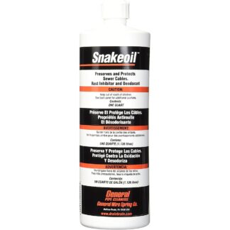 General Pipe Cleaners GWP-SOQ Snake-Oil Sewer Cable Protectant Oil, 1 Quart