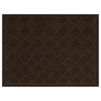 Multy Home 5001377 Contours Parquet Cocoa 2 ft. x 3 ft. Door Mat - Cocoa