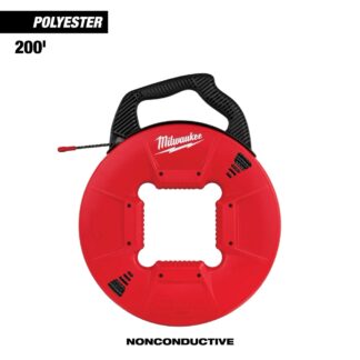 Milwaukee 48-22-4167 200’ Polyester Fish Tape with Nonconductive Tip
