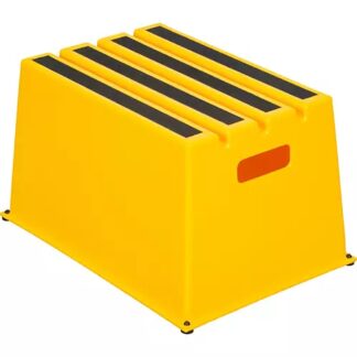 Kleton MP770 20-7/8" x 12-3/16" x 12" Industrial Step Stool - Yellow