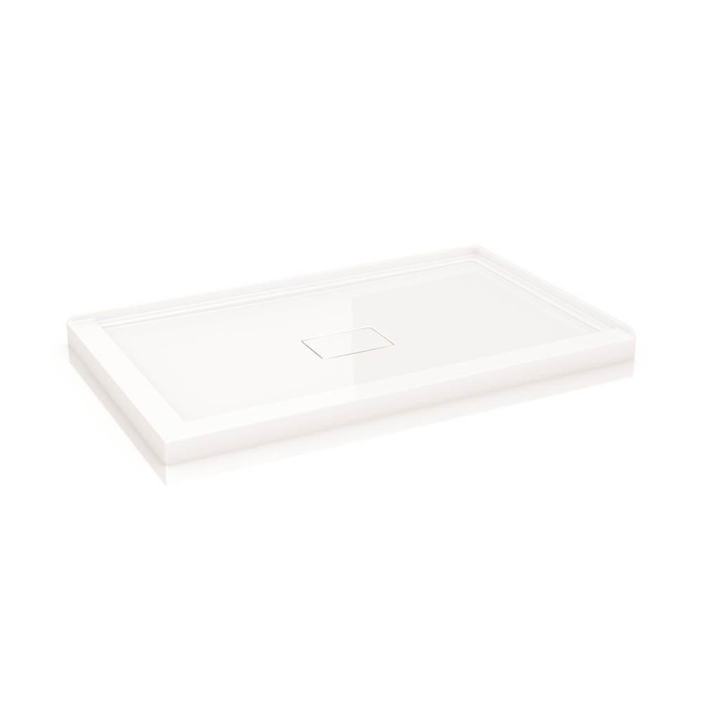 Fleurco ADT6036-18-R2 60" x 36" ADT 2 Sided Shower Base, Right Configuration - White
