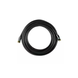 HRS Global CV-51296BK 15ft RG6 Coaxial Cable - Black