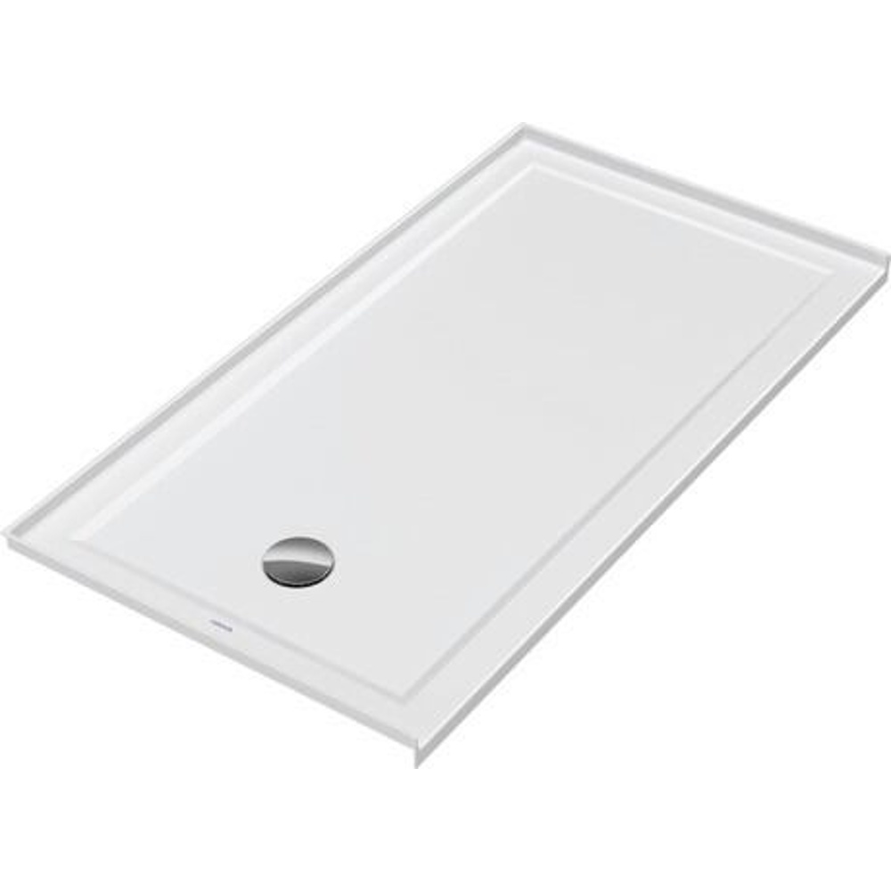 Duravit 720248000000090 60" x 32" Acrylic Shower Base - White