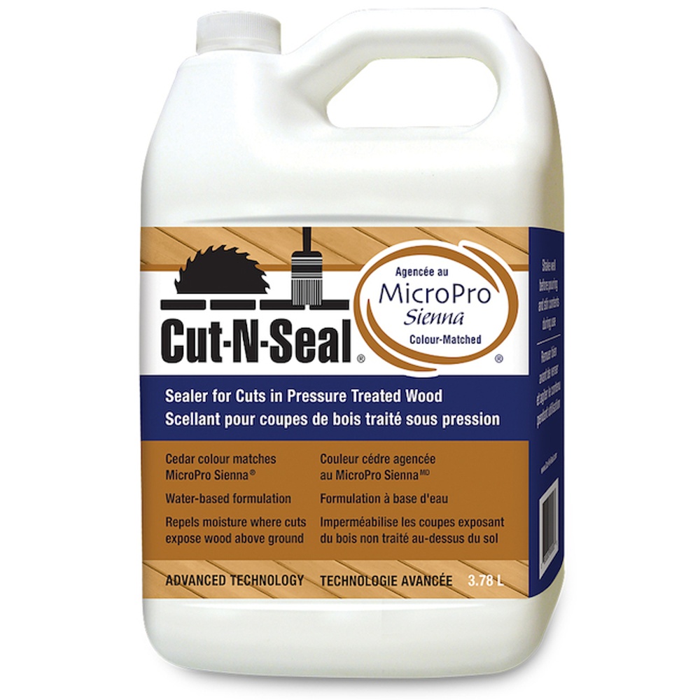 Cut-N-Seal 50614 Wood Preservative, 3.78L - Sienna Cedar