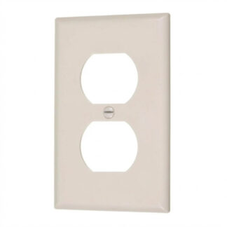 Cathelle 45315 Duplex Wall Outlet Plate, 25 Pack - Ivory