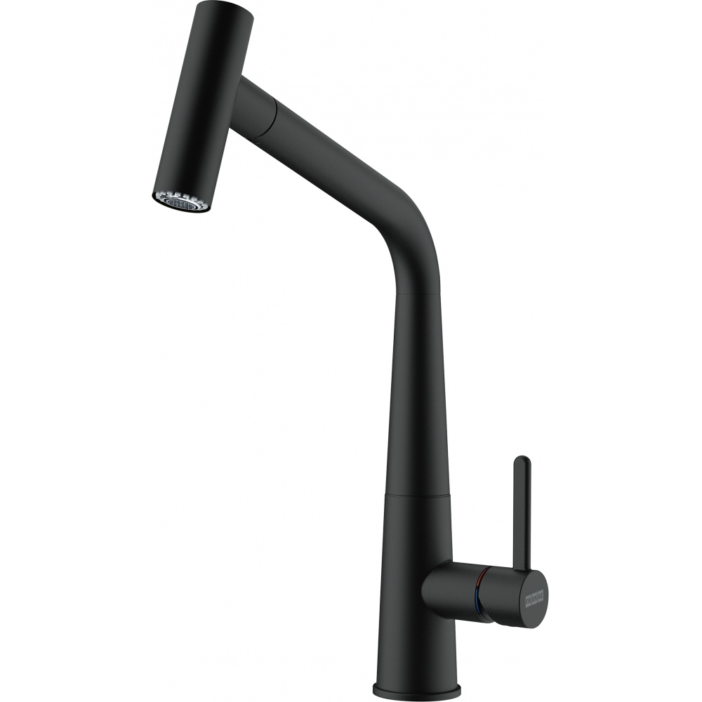 Franke ICN-PO-MBK Icon 14" Single Handle Pull-Out Kitchen Faucet - Matte Black