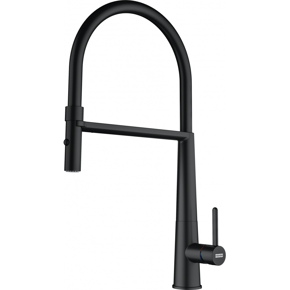 Franke ICN-SP-MBK Icon 18" Single Handle Semi-Pro Kitchen Faucet - Matte Black