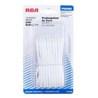RCA 5177 25' Phone Extension Cord - White