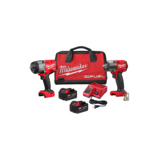 Milwaukee 3010-22 M18 FUEL™ 1/2" HTIW & 3/8" MTIW Automotive Combo Kit