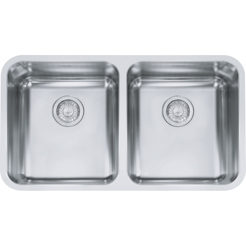Franke GDX12031-CA Grande 32.88" x 18.75" Double Undermount Kitchen Sink - Stainless Steel