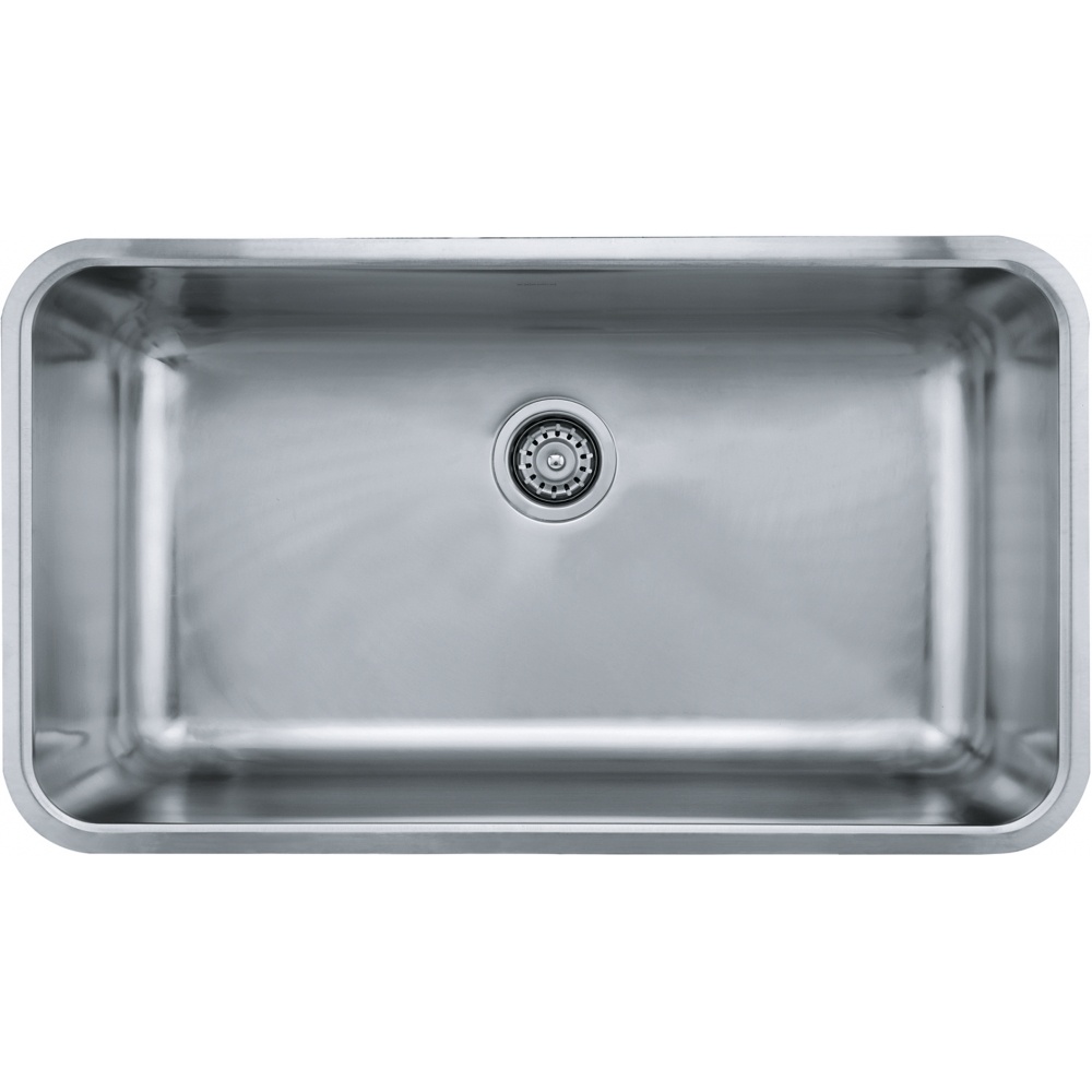 Franke GDX11031-CA Grande 32.75" x 18.7" Single Undermount Kitchen Sink - Stainless Steel