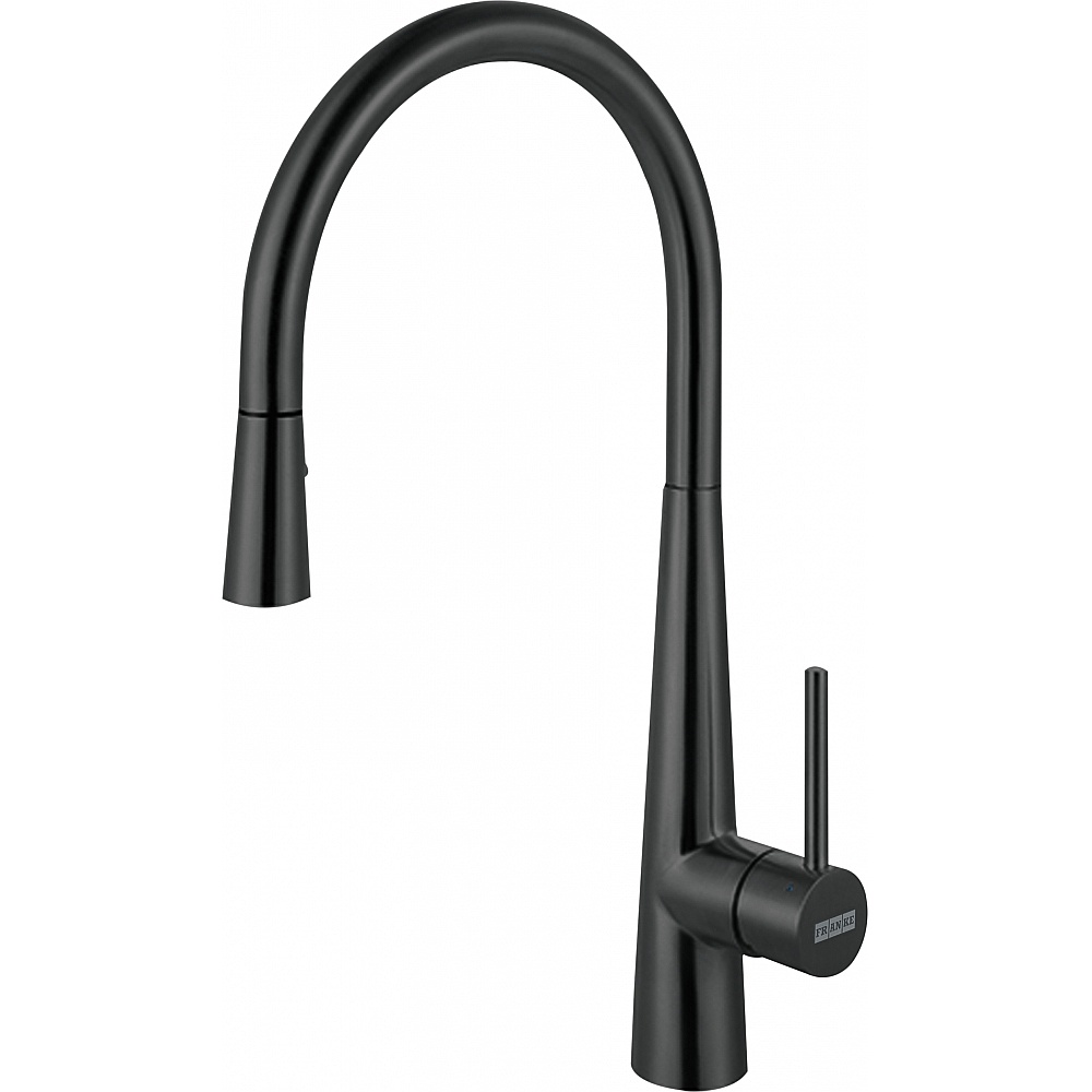 Franke STL-PD-IBK Steel 17.5" Stainless Steel Single Handle Pull-Down Kitchen Faucet - Industrial Black