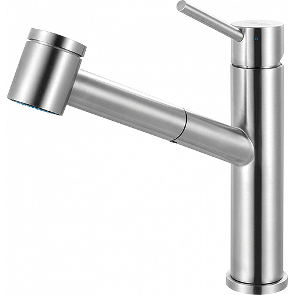 Franke STL-PO-304 Steel 9" Stainless Steel Single Handle Pull-Out Kitchen Faucet