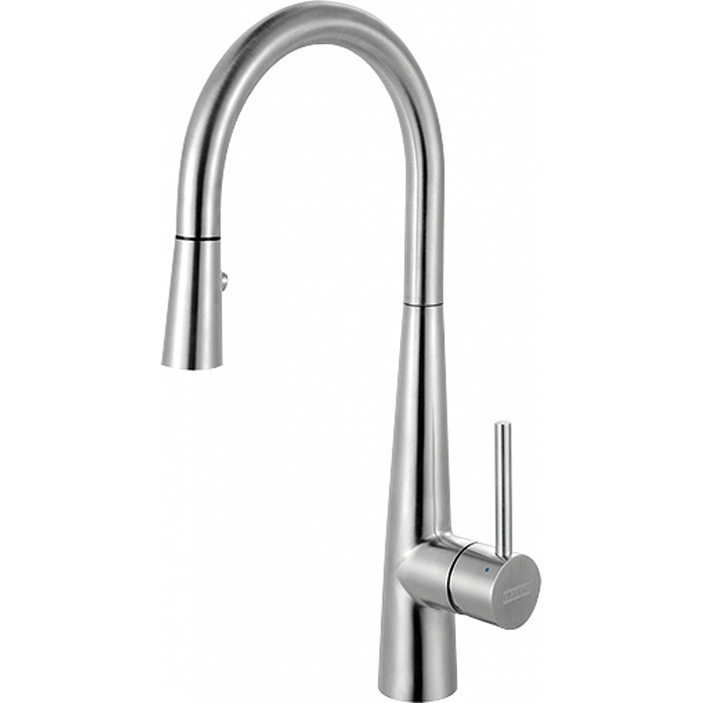 Franke STL-PR-304 Steel 16.7" Stainless Steel Single Handle Pull-Down Kitchen Prep Faucet