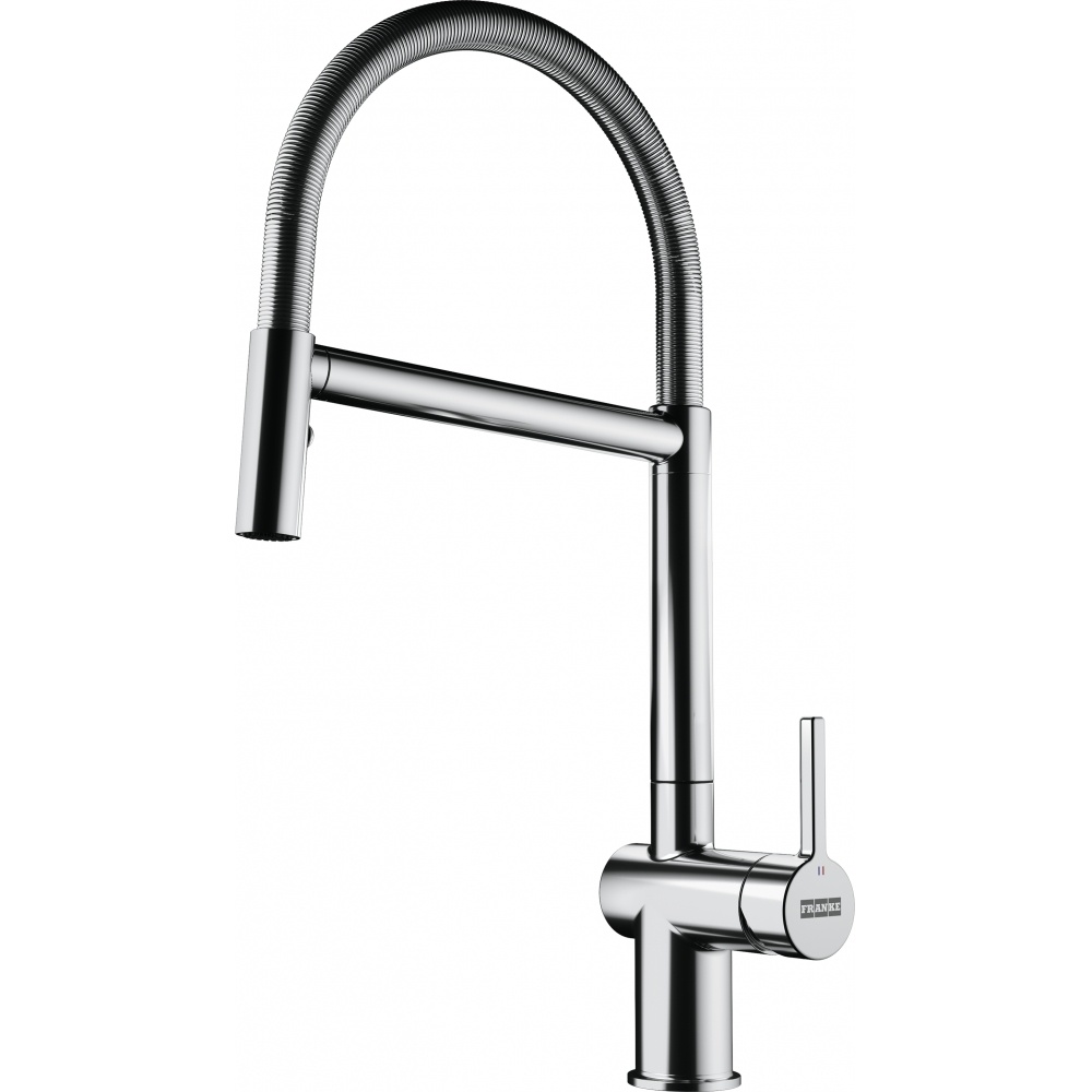 Franke ACT-SP-CHR Active 16.5" Brass Semi-Pro Single Handle Faucet - Polished Chrome