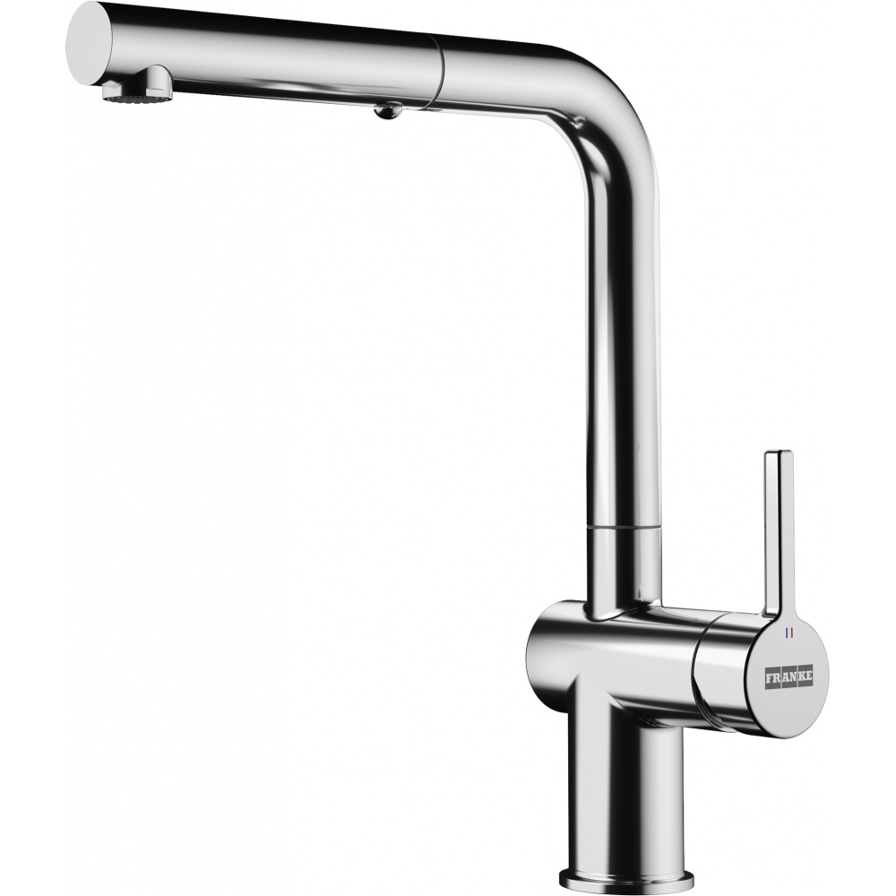 Franke ACT-PO-CHR Active 12.25" Single Handle Pull-Out Faucet - Polished Chrome