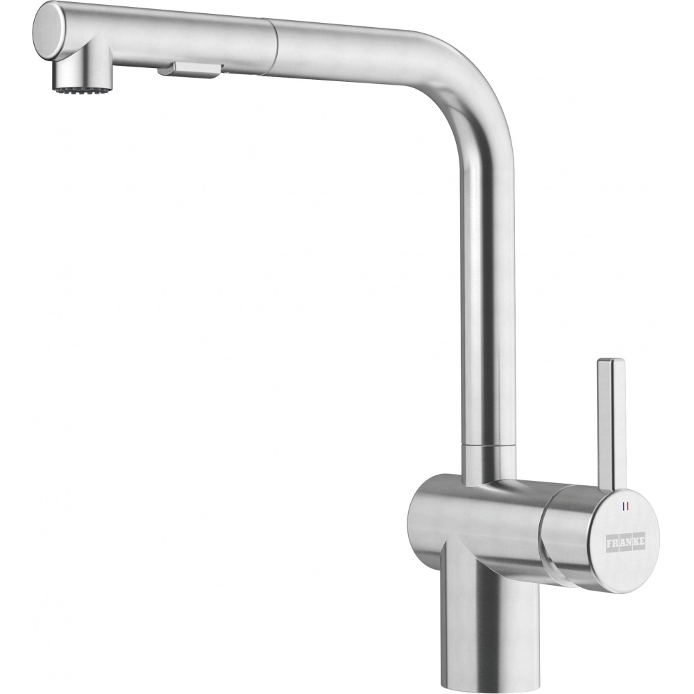 Franke ATL-PO-304 Atlas Neo 11.75" Single Handle Pull-Out Faucet - Stainless Steel