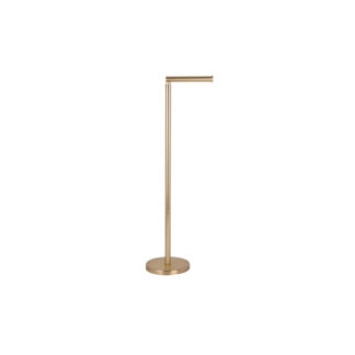 Moda At Home 305925-GLD Lira Toilet Paper Holder & Reserve - Gold