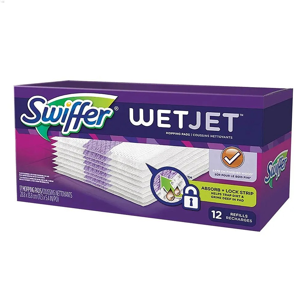 Swiffer 08441 WetJet Refill, 12 Pack