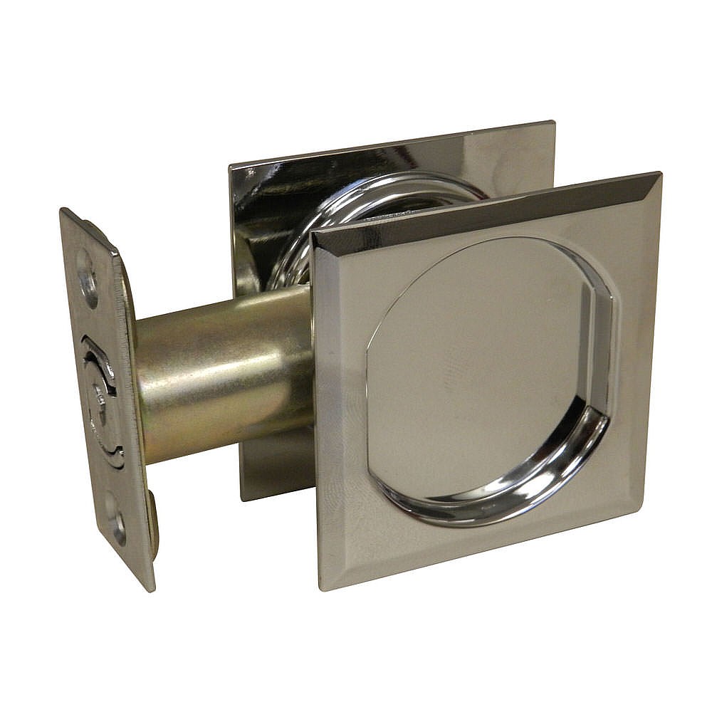 Richelieu 17SC10 Square Passage Pocket Door Pull - Chrome