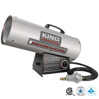 King Canada KPH-125 Forced Air Construction Propane Heater 95,000 - 125,000 Btu/H