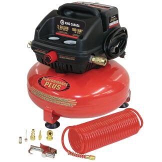 King Canada 8438 3 Gallon Oil-Free Air Compressor Kit