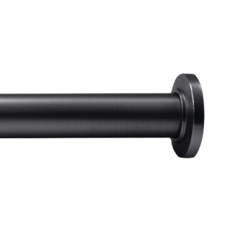 Moda At Home 305931-BLK 41" - 76" Draper Tension Shower Rod - Black