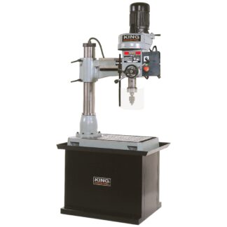 King Canada KC-35/SS-35 Radial Drilling Machine With Safety Guard W/Stand