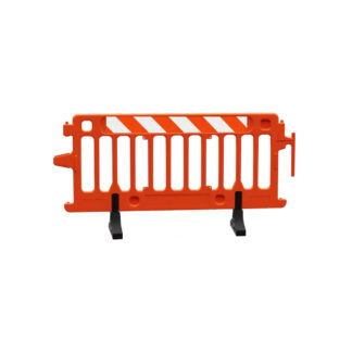 Plasticade 2004-O-EGLR 6ft Crowdcade Barricade - Orange & Black