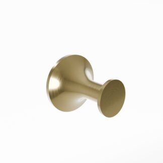 Kartners 130130-78 Paris Brass Single Robe Hook - Brushed Brass