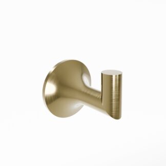 Kartners 130134-78 Paris Brass Robe Hook - Brushed Brass