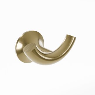 Kartners 130136-78 Paris Brass Towel Hook - Brushed Brass