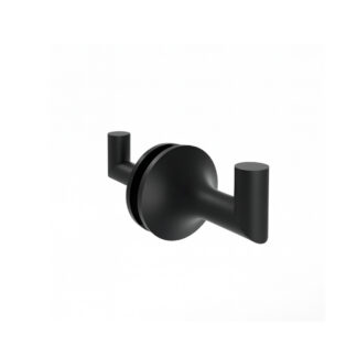Kartners 1307502-48 Paris Brass Double Shower Door Knob - Matte Black