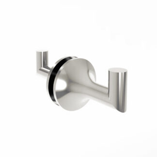 Kartners 1307502-68 Paris Brass Double Shower Door Knob - Polished Nickel