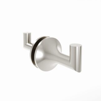 Kartners 1307502-81 Paris Brass Double Shower Door Knob - Brushed Nickel