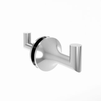 Kartners 1307502-99 Paris Brass Double Shower Door Knob - Polished Chrome