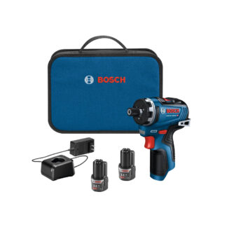 Bosch GSR12V-300HXB22 12V Max Brushless 1/4" Hex Two-Speed Screwdriver Kit